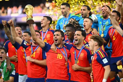 Espanha é campeã da Copa do Mundo de 2026 após vencer a Argentina na prorrogação.