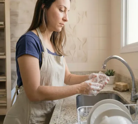 Economize água com pequenos hábitos no dia a dia.