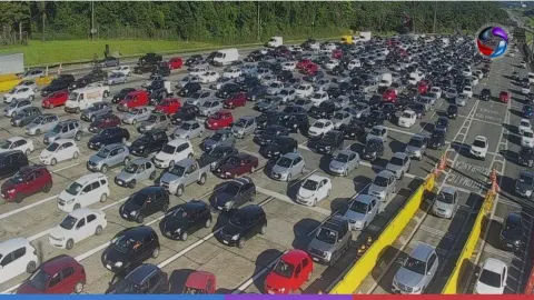 Ecovias prevê até 342 mil veículos em direção à Baixada Santista no feriado prolongado de Finados (2).