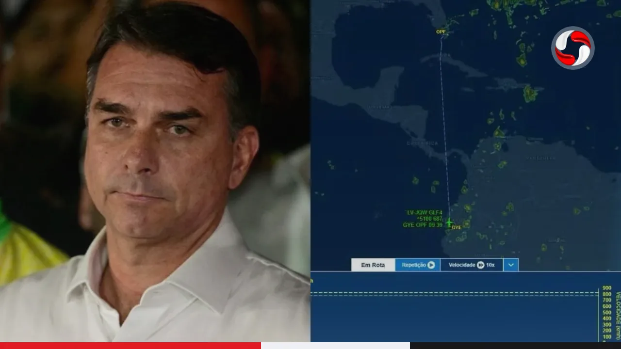 Flávio Bolsonaro e família devem chegar aos EUA nesta manhã (28).
