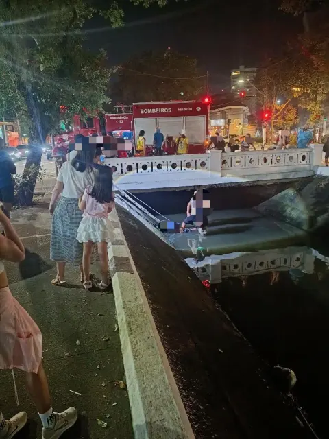 Homem morre após ser encontrado inconsciente dentro do canal 4, em Santos.