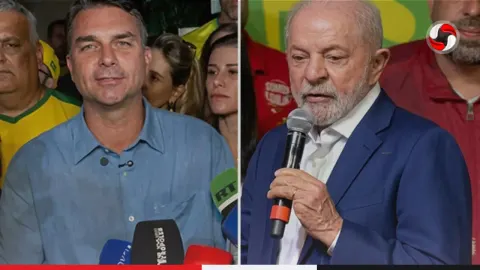 Lula e Flávio Bolsonaro disputam segundo turno.