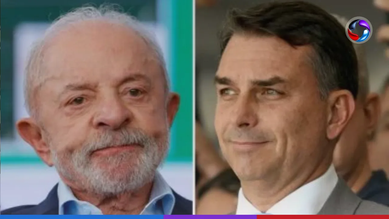 Pesquisa aponta empate técnico entre Lula e Flávio Bolsonaro em Santos.