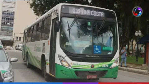 Santos terá gratuidade nos ônibus municipais neste domingo (4) de eleição.