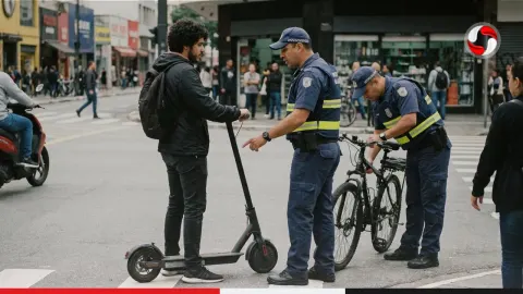 São Paulo começa a multar quem desrespeitar regras para bicicletas e patinetes elétricos nesta terça (13).